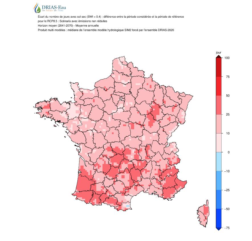 Carte sécheresse