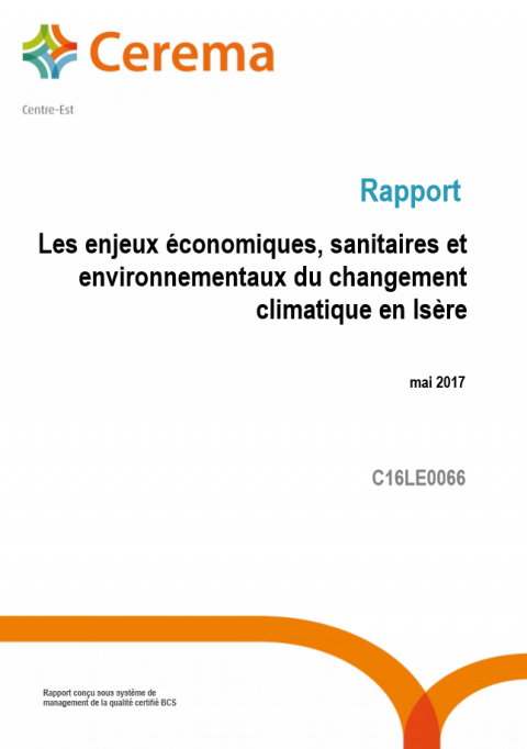 Les enjeux économiques, sanitaires et environnementaux du changement climatique en Isère - Detail