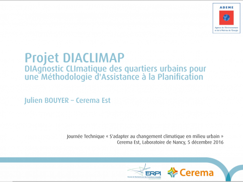 Projet DIACLIMAP