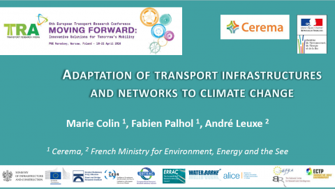 Adaptation of transports infrastructures and networks to climate change