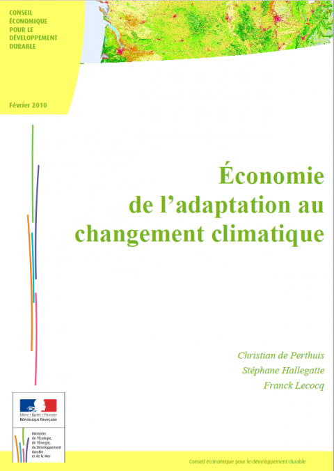 Economie de l'adaptation au CC