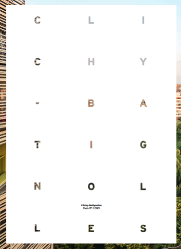 Clichy-Batignolles : plaquette générale de présentation du projet