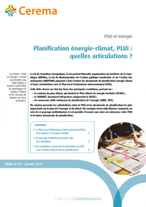 Planification énergie-climat, PLUI