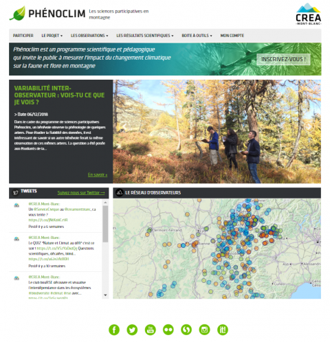 Phénoclim : les sciences participatives de montagne