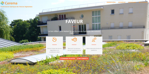 Outil FAVEUR : Calculez en 1 clic les performances hydriques de votre toiture végétalisée