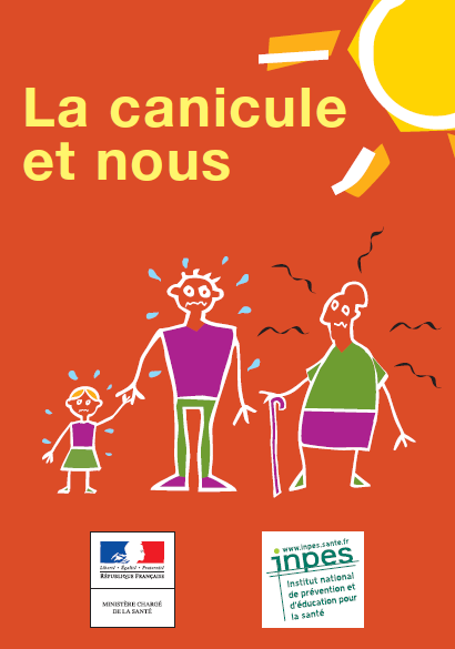 Couverture du guide La canicule et nous (malvoyants - version gros caractères)