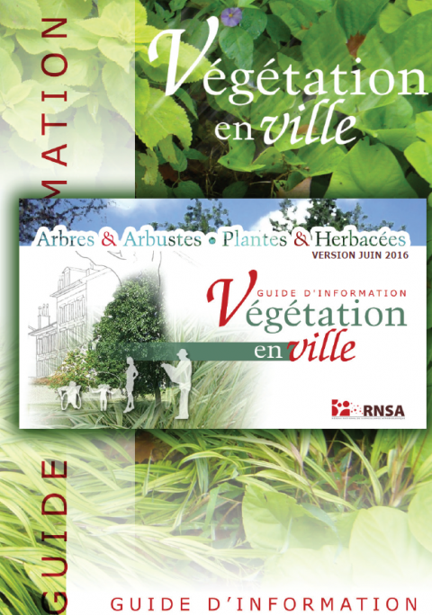 Couverture du guide d'information Végétation en ville