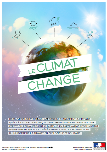 Couverture du journal de l’exposition itinérante « Le climat change »