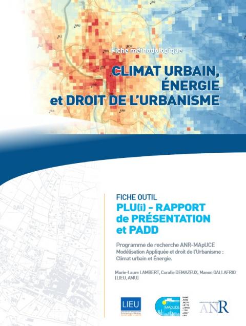 climat urbain, énergie et droit de l'urbanisme