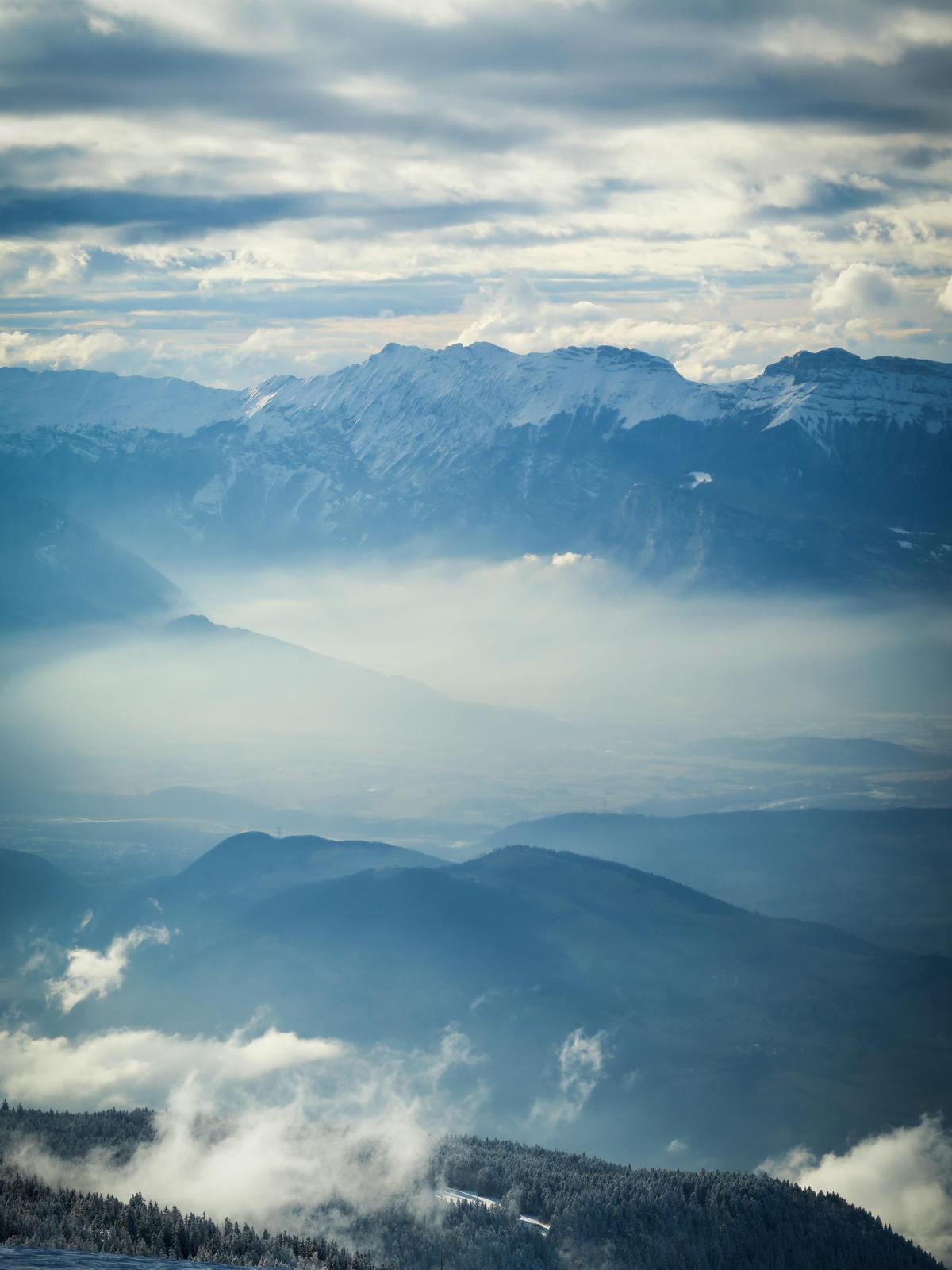 Paysage d'hiver à Chamrousse © Sylvain Giguet - Terra